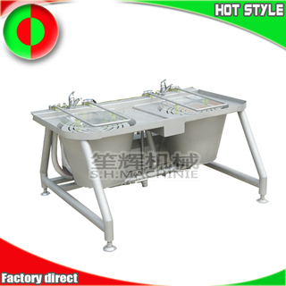 Double tanks bubble ozone vegetable clenaing machine quotation